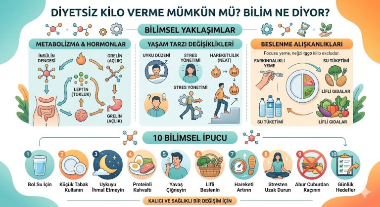 Diyetsiz Kilo Verme Mümkün mü? Bilim Ne Diyor?