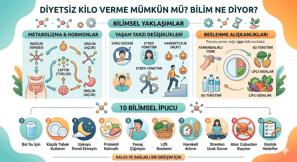 Diyetsiz Kilo Verme Mümkün mü? Bilim Ne Diyor?