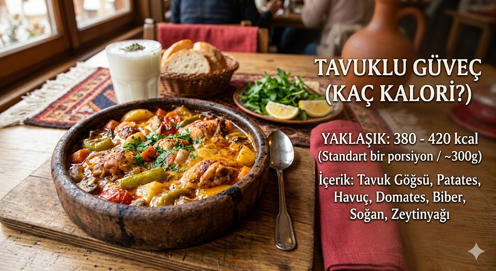 Tavuklu Güveç Kaç Kalori?